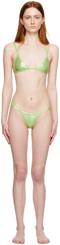 Green Double Strap Bikini - The Attico - Modalova