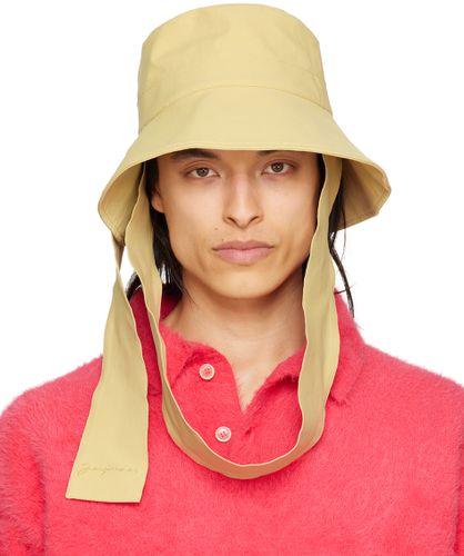Khaki Le Raphia 'Le Bob Bando' Bucket Hat - Jacquemus - Modalova