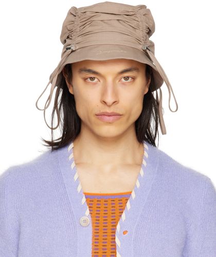 Beige Le Raphia 'Le Bob Lacos' Bucket Hat - Jacquemus - Modalova