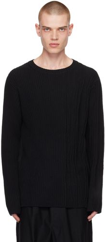 Black Plaited Sweater - Yohji Yamamoto - Modalova
