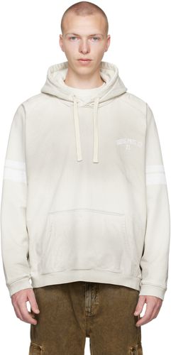 GUESS USA Off-White Relaxed Hoodie - GUESS USA - Modalova