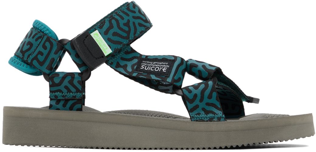 Blue & Gray DEPA-Cab-PT06 Sandals - Suicoke - Modalova