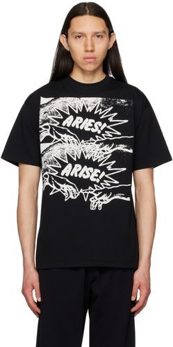 Aries Black Connecting T-Shirt - Aries - Modalova