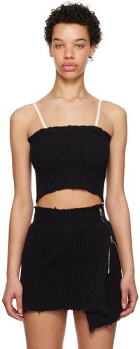 Black Worn Out Tank Top - MM6 Maison Margiela - Modalova