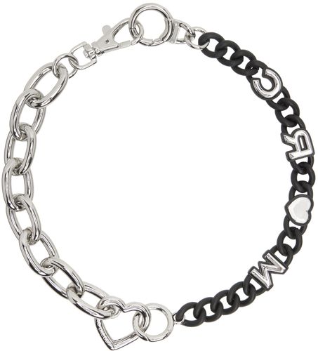 Black 'The Charmed Heart Chain' Necklace - Marc Jacobs - Modalova