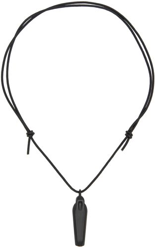 Black & Gunmetal Sarcophagus Necklace - Rick Owens - Modalova