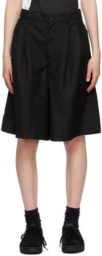 Black Pleated Shorts - Comme des Garçons Shirt - Modalova