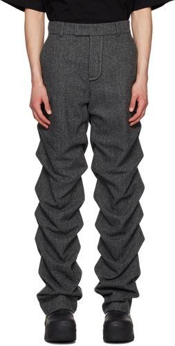 We11done Gray Ruched Trousers - We11done - Modalova