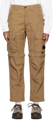 Brown Garment-Dyed Cargo Pants - C.P. Company - Modalova
