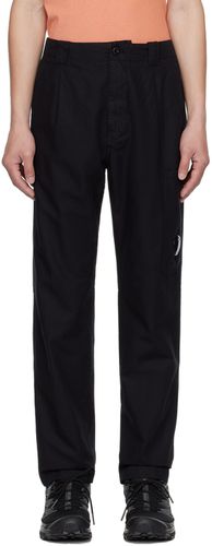Black Garment-Dyed Cargo Pants - C.P. Company - Modalova