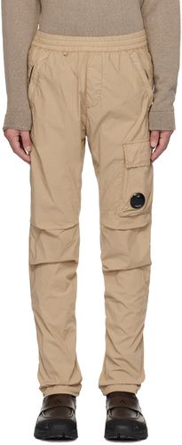 Beige Garment-Dyed Cargo Pants - C.P. Company - Modalova