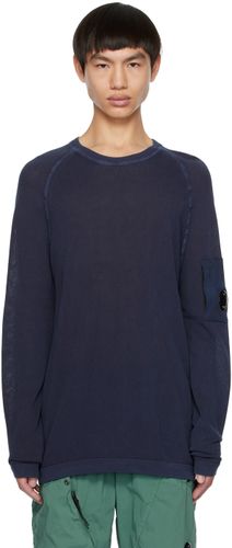 C.P. Company Navy Crewneck Sweater - C.P. Company - Modalova