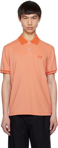 Orange Garment-Dyed Polo - C.P. Company - Modalova