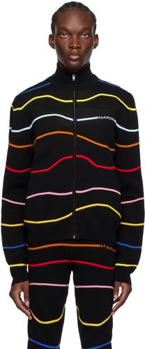 Marni Black Striped Sweater - Marni - Modalova