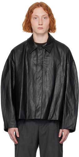 Buttoned Faux-Leather Jacket - LE17SEPTEMBRE - Modalova