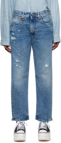 R13 Blue Boyfriend Jeans - R13 - Modalova