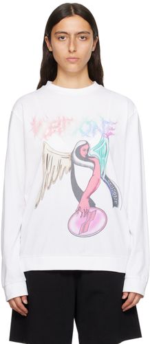 We11done White Printed Sweatshirt - We11done - Modalova