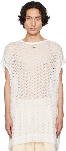 White Crewneck Tank Top - Dries Van Noten - Modalova