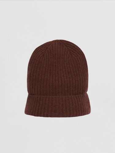 Ribbed hat in organic cashmere - REPEAT cashmere - Modalova