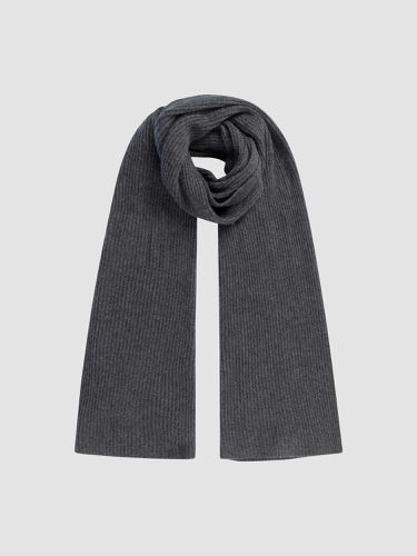 Oversized rib knit cashmere scarf - REPEAT cashmere - Modalova