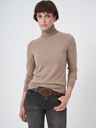 Basic organic cashmere roll neck sweater - REPEAT cashmere - Modalova