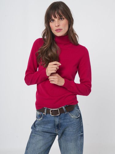 Basic organic cashmere roll neck sweater - REPEAT cashmere - Modalova