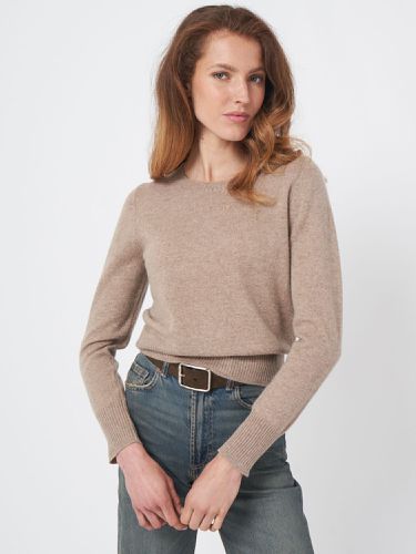 Fine knit round neck cashmere sweater - REPEAT cashmere - Modalova