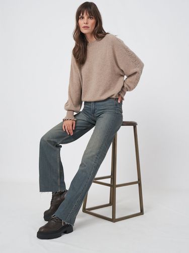 Cashmere sweater with crochet details - REPEAT cashmere - Modalova