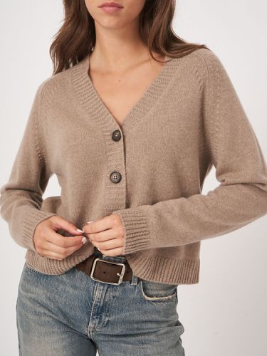 Organic cashmere raglan cardigan - REPEAT cashmere - Modalova