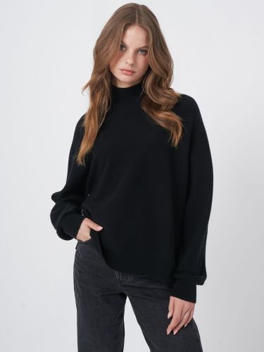 Seamless cashmere blend high neck sweater - REPEAT cashmere - Modalova