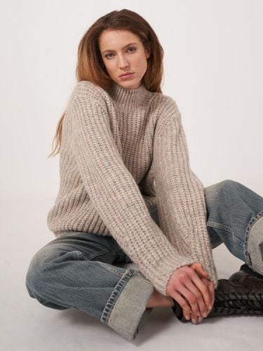 Chunky rib knit sweater - REPEAT cashmere - Modalova