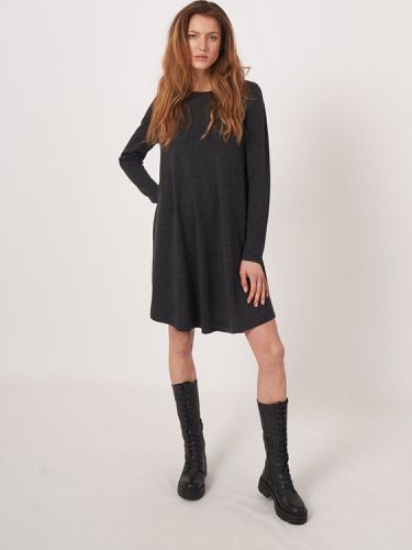 A-line knitted merino wool dress - REPEAT cashmere - Modalova