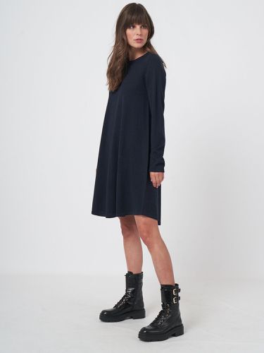 A-line knitted merino wool dress - REPEAT cashmere - Modalova