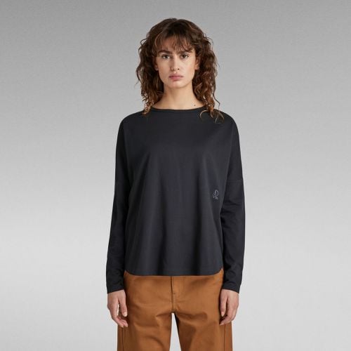 Woven Mix Loose Top - Black - Women - G-Star RAW - Modalova