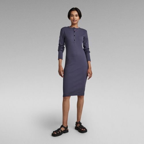 Henley 1\2 Dress - Purple - Women - G-Star RAW - Modalova