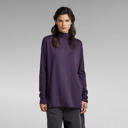 Jersey Essential Mock Relaxed Knit - Mujer - G-Star RAW - Modalova