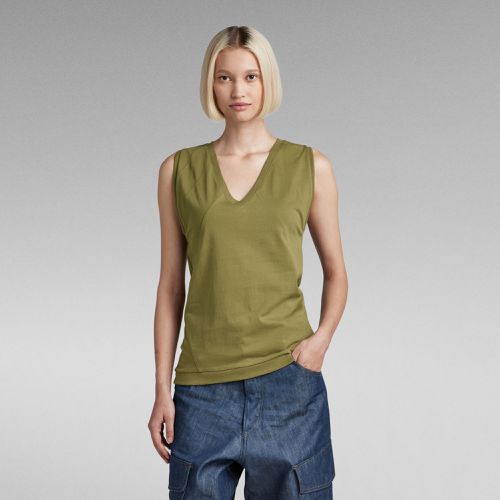 Camiseta V-Neck Cut & Sewn - Mujer - G-Star RAW - Modalova