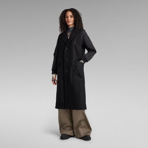 Wool Long Coat - Black - Women - G-Star RAW - Modalova