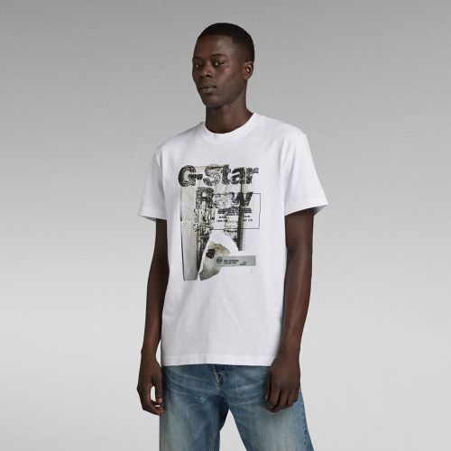 HQ Print T-Shirt - White - Men - G-Star RAW - Modalova