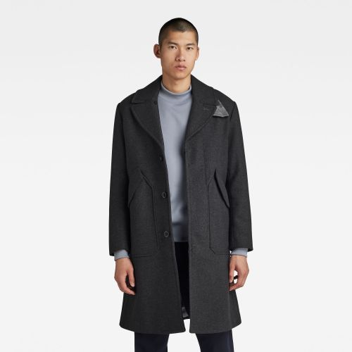 Premium Wool Overcoat - Grey - Men - G-Star RAW - Modalova