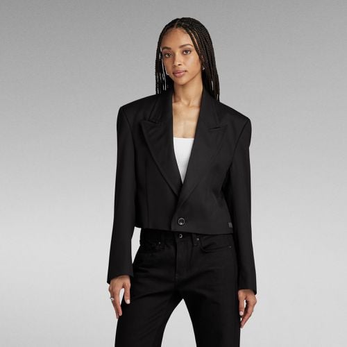 Cropped Blazer - Black - Women - G-Star RAW - Modalova