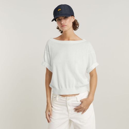 Jersey Blousy Boat Neck Loose - Mujer - G-Star RAW - Modalova