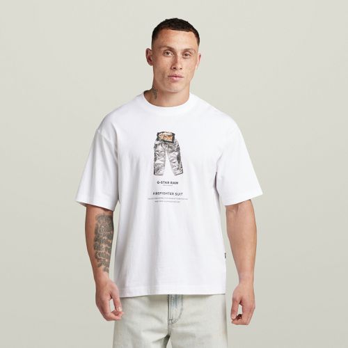 Camiseta Archive Print Boxy - - Hombre - G-Star RAW - Modalova