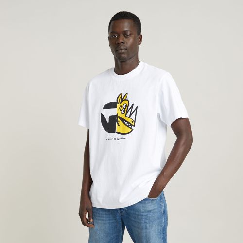 Camiseta Unisex Rhino Cartoon Loose - Hombre - G-Star RAW - Modalova