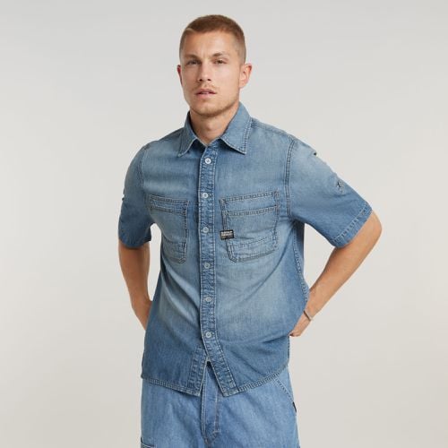 Slanted Double Pocket Regular Shirt - Men - G-Star RAW - Modalova