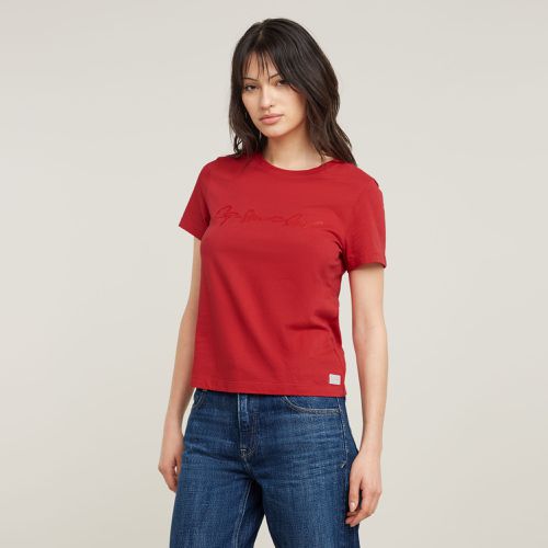 G-Script Shiny Top - Red - Women - G-Star RAW - Modalova