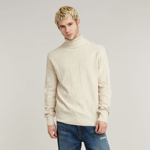 Zig-Zag Structure Turtle Knitted Sweater - Men - G-Star RAW - Modalova