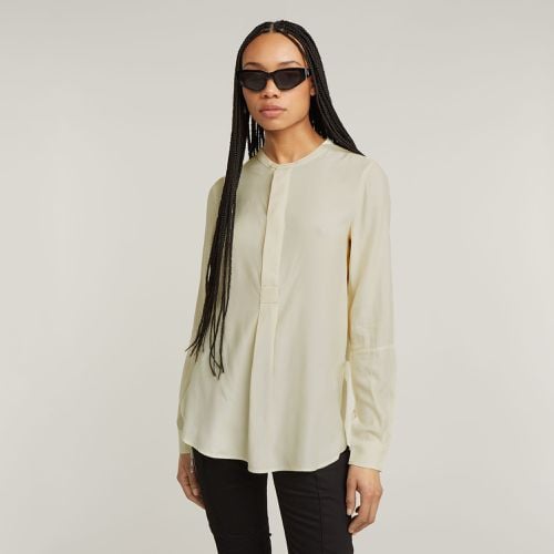 Half Placket Top - White - Women - G-Star RAW - Modalova