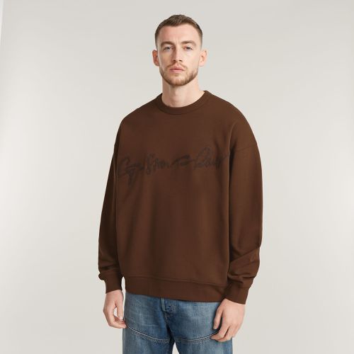 Chenille G-Script Loose Sweater - Men - G-Star RAW - Modalova