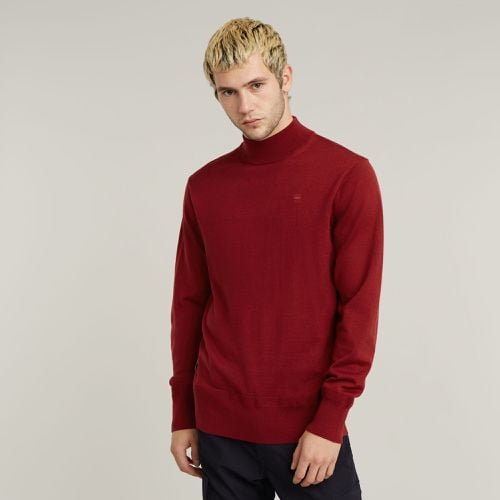 Premium Core Mock Neck Knitted Sweater - Men - G-Star RAW - Modalova